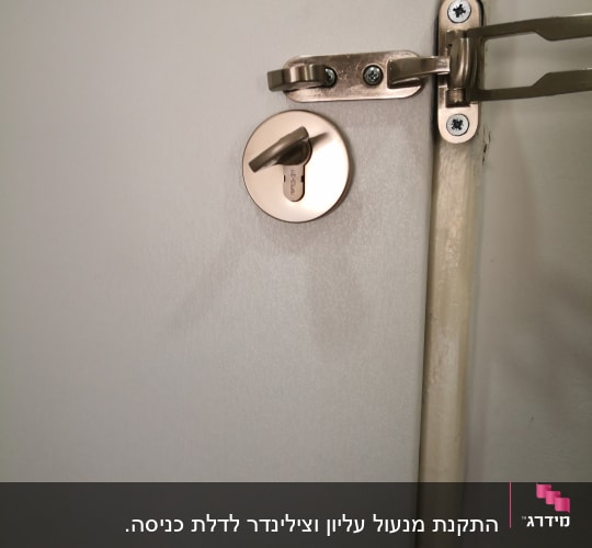 מנעול דלת ובריח ביטחון מתכתיים